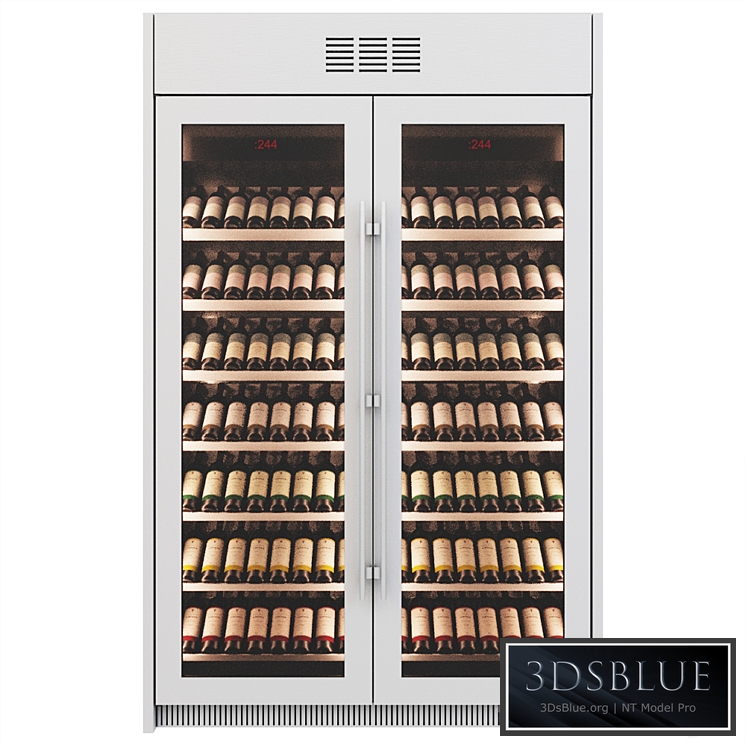 Wine cabinet 3DS Max - thumbnail 3