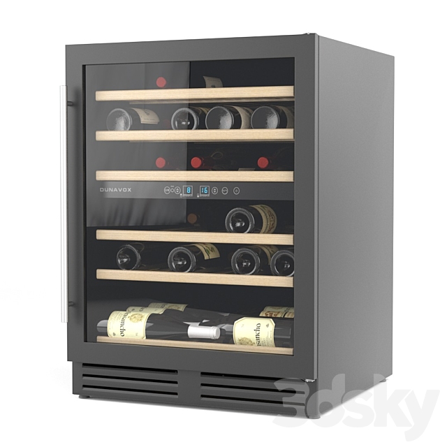 Wine cabinet Dunavox DX51 3ds Max - thumbnail 2