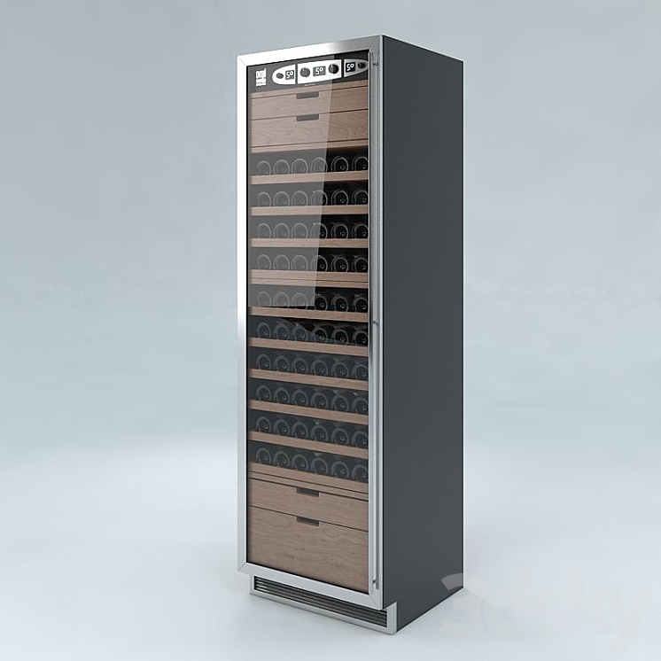 Wine fridge 3DS Max - thumbnail 1