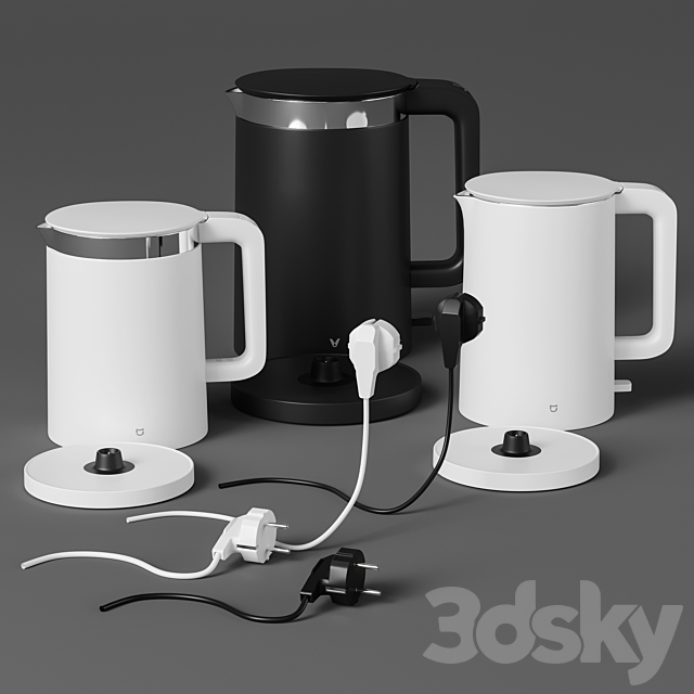 Xiaomi electric kettle set 3DSMax File - thumbnail 2