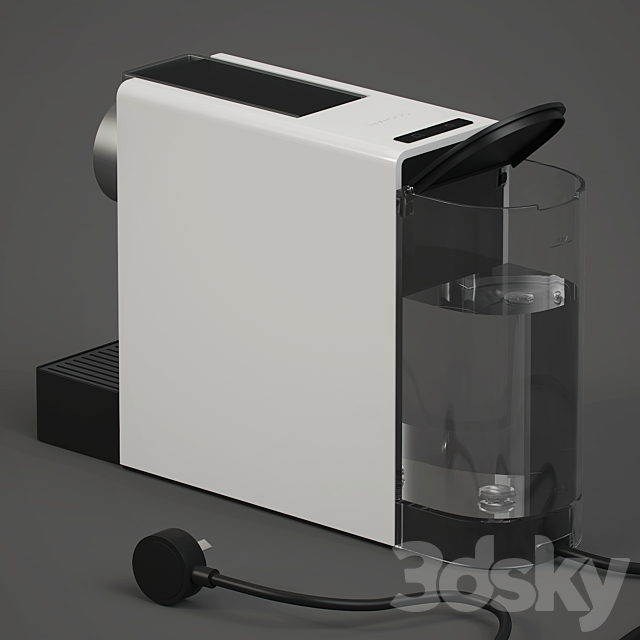 Xiaomi SCISHARE Capsule Coffee Machine Mini 3DS Max Model - thumbnail 3