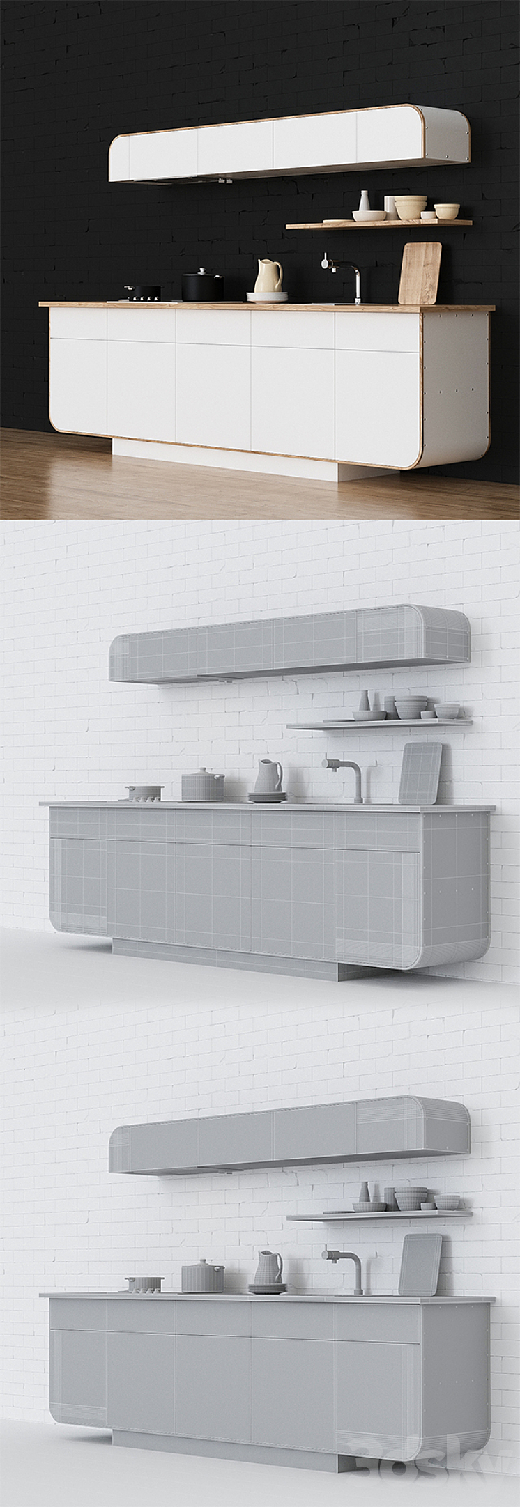 01 KITCHEN 3DS Max - thumbnail 2