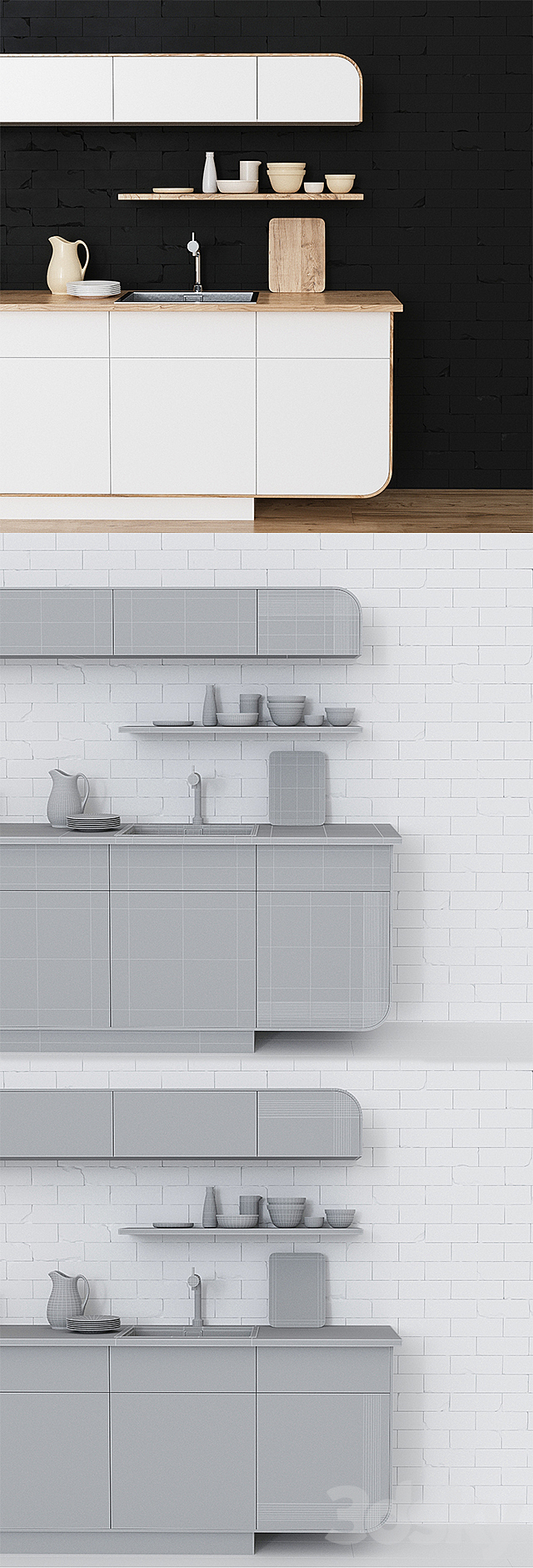 01 KITCHEN 3DSMax File - thumbnail 3