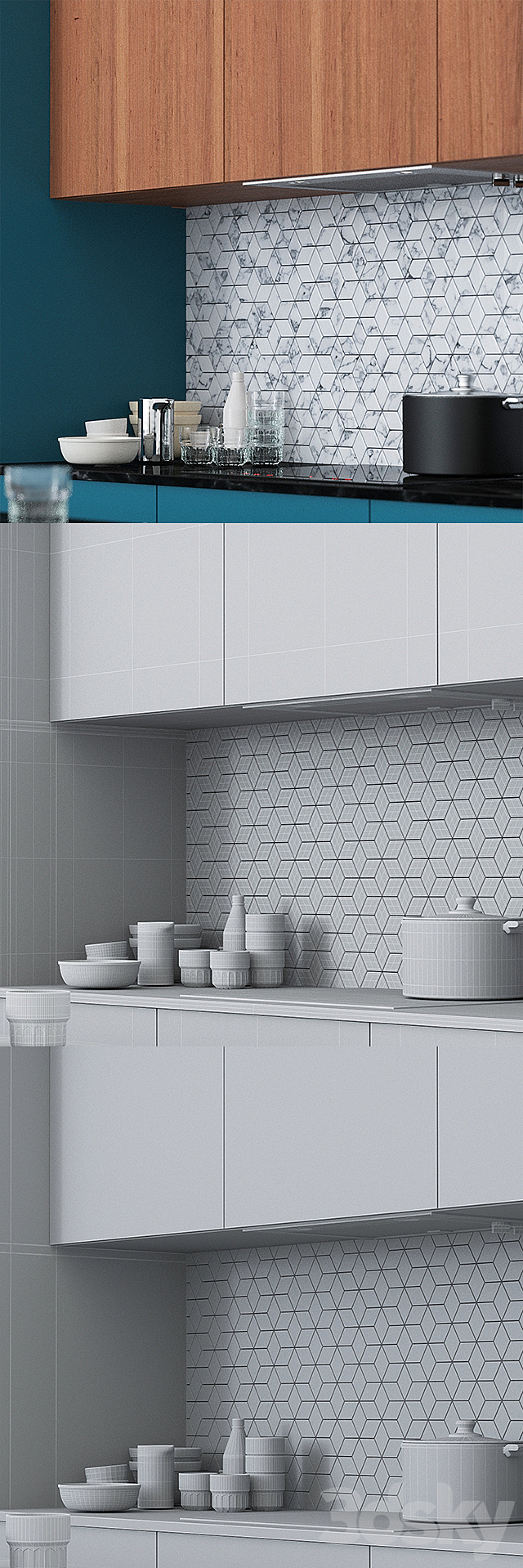 04 KITCHEN 3DSMax File - thumbnail 3