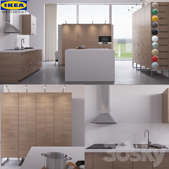 10 KITCHEN IKEA 3DSMax File - thumbnail 1