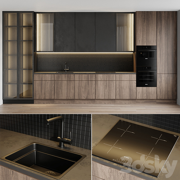 2 Kitchen 6 3DS Max - thumbnail 1