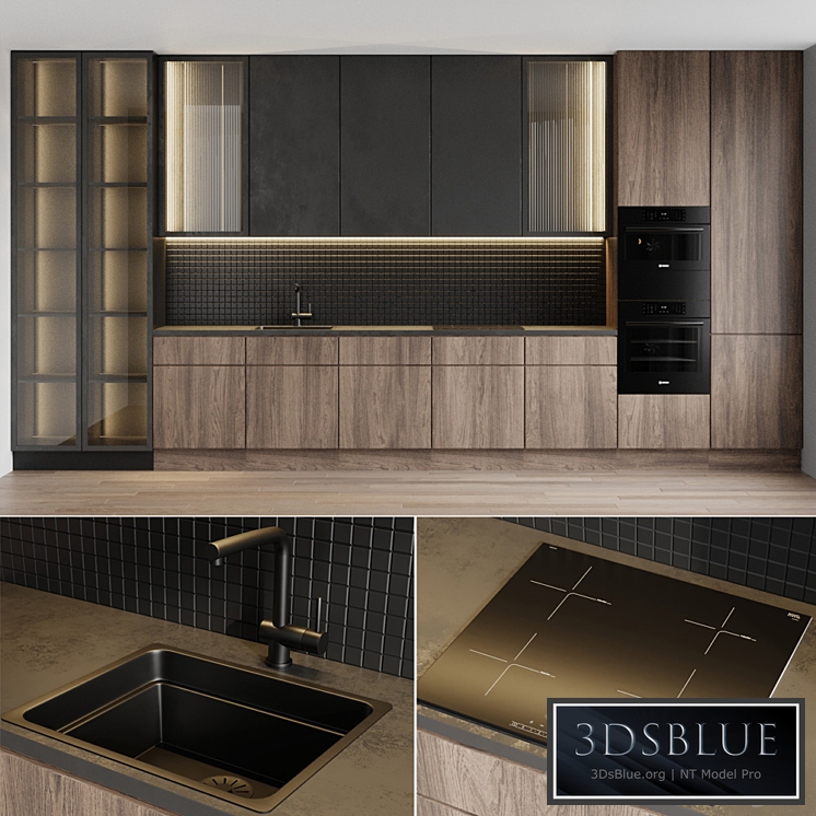 2 Kitchen 6 3DS Max - thumbnail 3