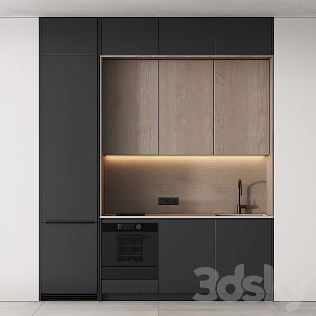 235 modern kitchen 13 mini kitchen 02 PART 1 3DSMax File - thumbnail 4