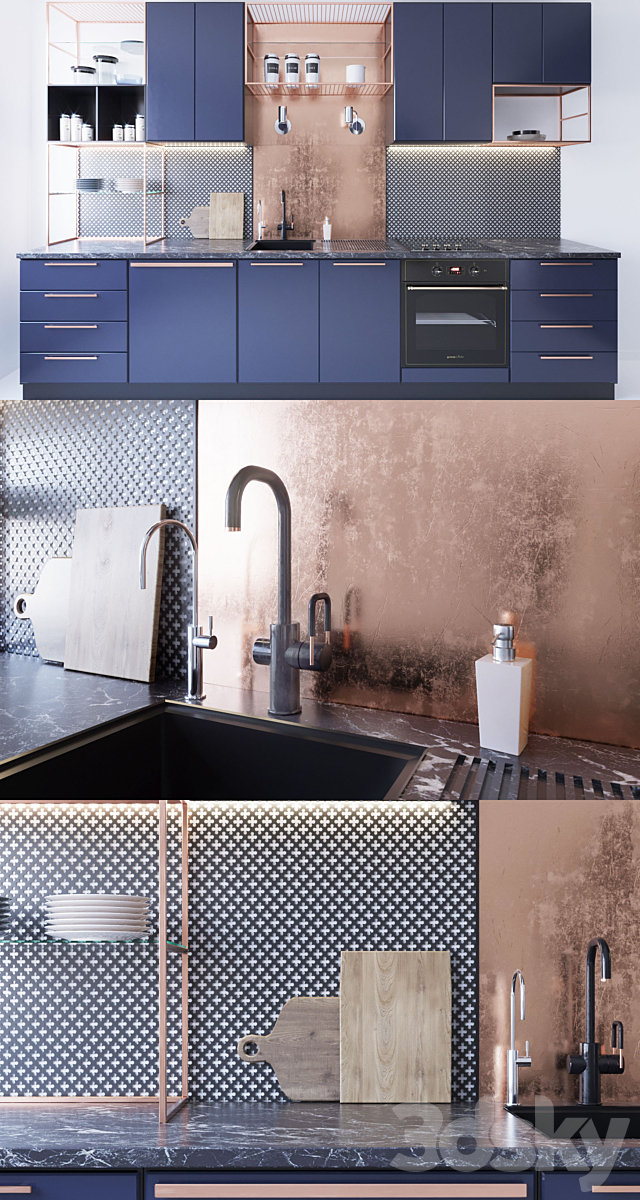 98’Atelier Kitchen 3DSMax File - thumbnail 2