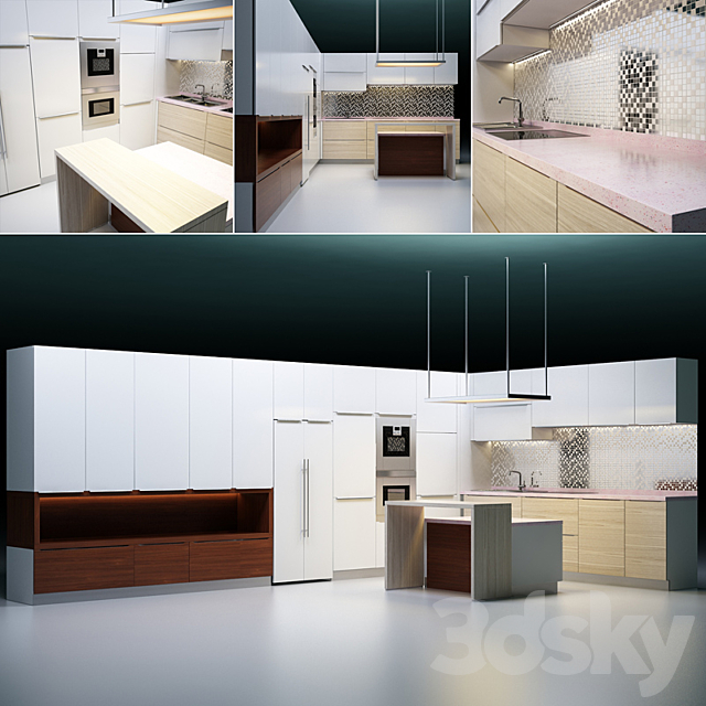 Alno kitchen 3ds Max - thumbnail 1