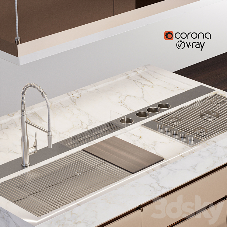 ARCLINEA CONVIVIUM MODUS 3DS Max Model - thumbnail 2