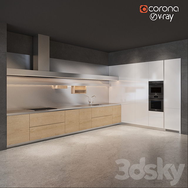 Arclinea Gamma 2 3DS Max Model - thumbnail 4