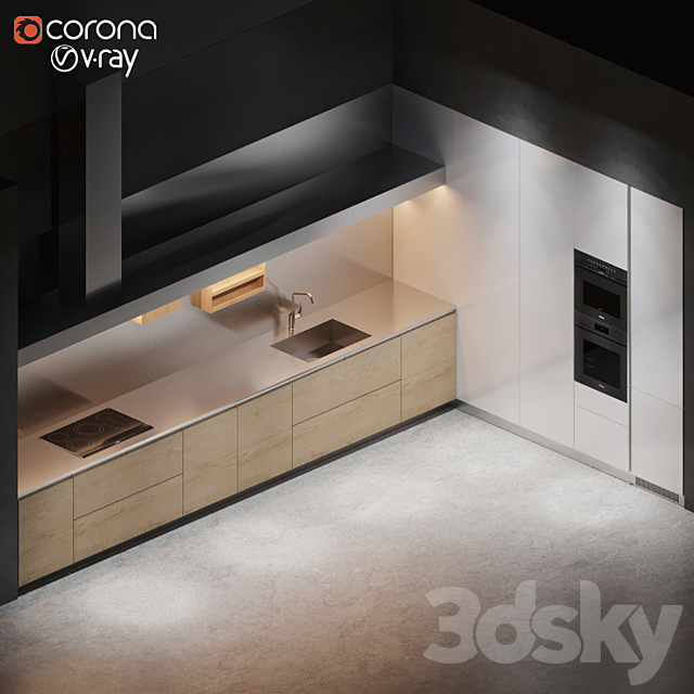 Arclinea Gamma 2 3DS Max Model - thumbnail 6