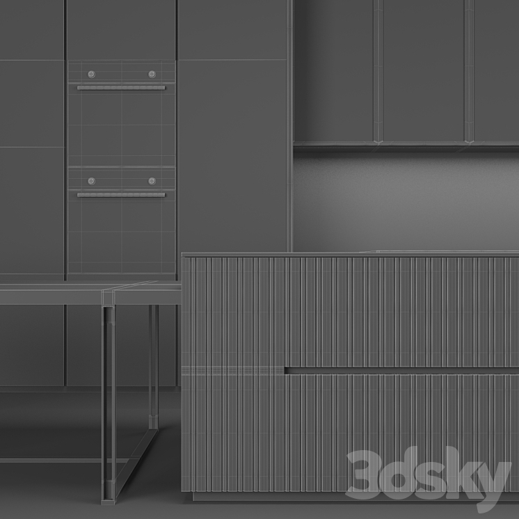 Aster cucine pure glam 3DS Max - thumbnail 2