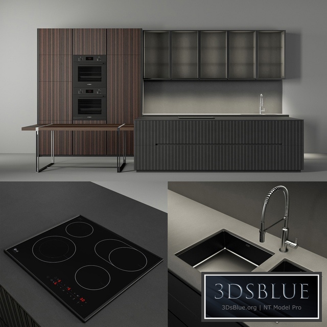 Aster cucine pure glam 3DS Max - thumbnail 3