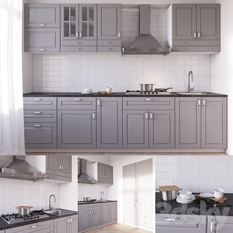 BODBYN Kitchen 3DS Max - thumbnail 1