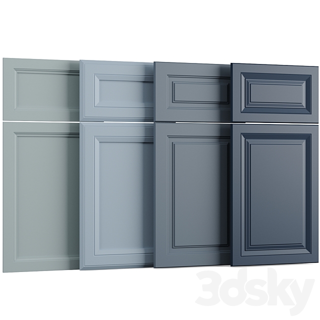 Cabinet Doors Collection.02 3ds Max - thumbnail 1