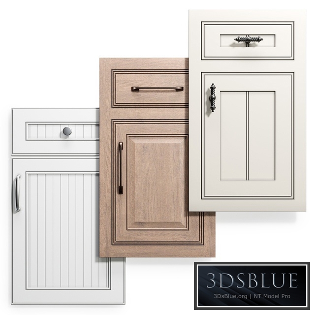 Cabinet Doors Set 12 3DS Max - thumbnail 3