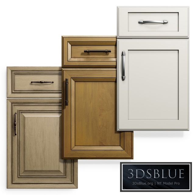 Cabinet Doors Set 16 3DS Max - thumbnail 3