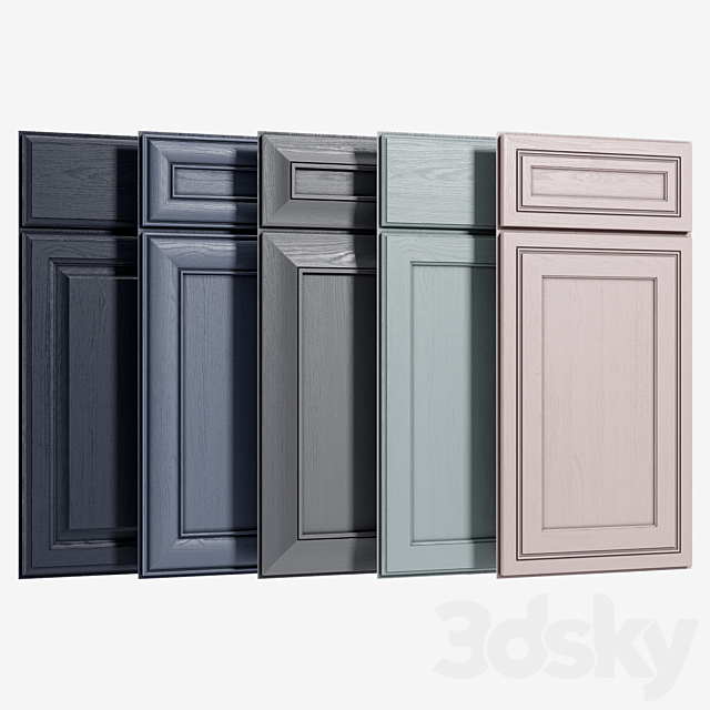 Cabinet Doors Set 3 3DSMax File - thumbnail 1