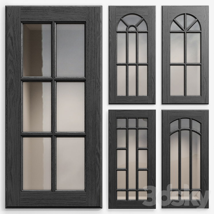 Cabinet Doors Set 4 3DS Max - thumbnail 1