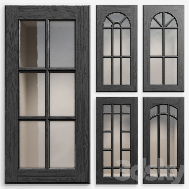 Cabinet Doors Set 4 3DSMax File - thumbnail 1