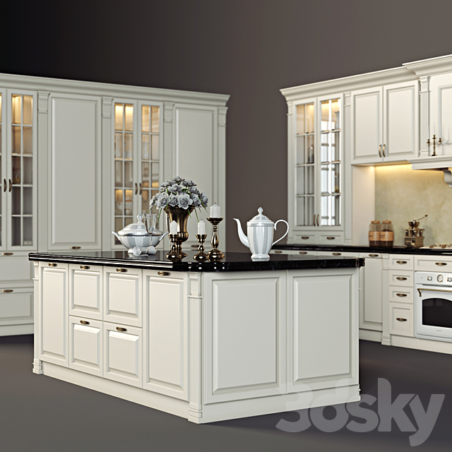 Classic Kitchen 3DSMax File - thumbnail 3