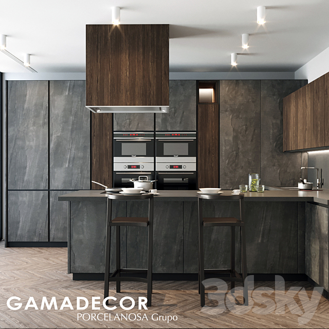 Cocina Gammadecor X-line 3DSMax File - thumbnail 1