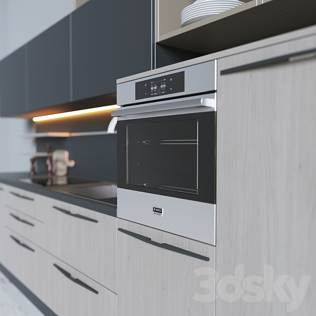 Cucine Lube – CLOVER 03 3DSMax File - thumbnail 2