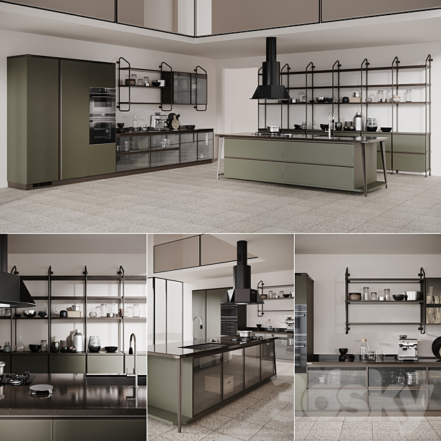 Diesel Open Workshop Scavolini 3DSMax File - thumbnail 1