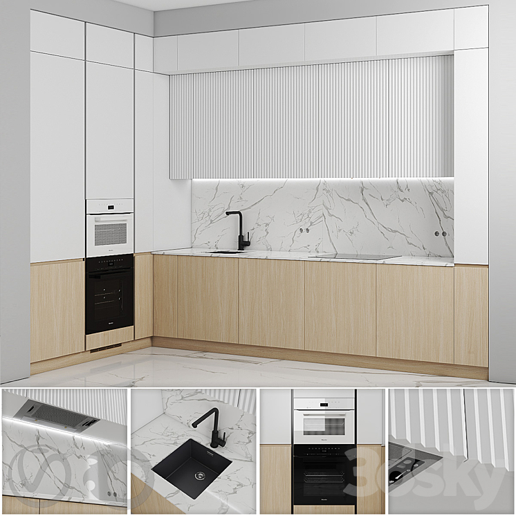 Direct Kitchen Rindr 3DS Max - thumbnail 1