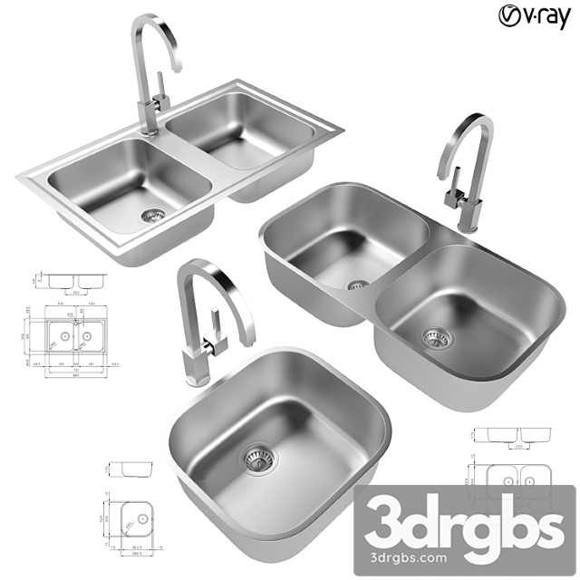 Collection of kitchen sinks 09 - thumbnail 1