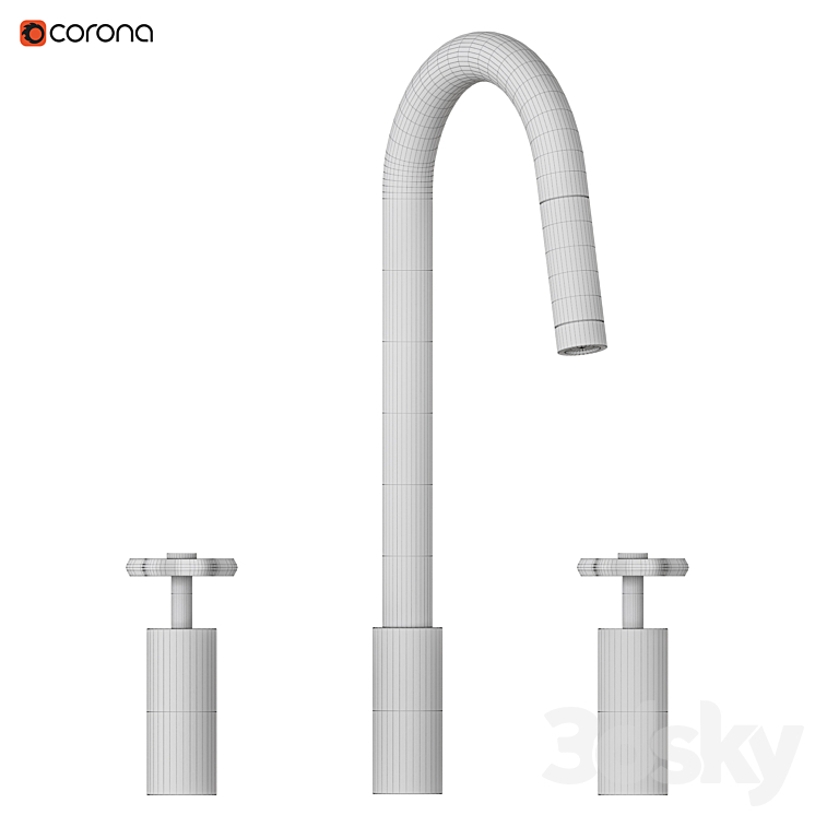 ACQUA Opinion Ciatti | Kitchen faucet 3DS Max - thumbnail 2