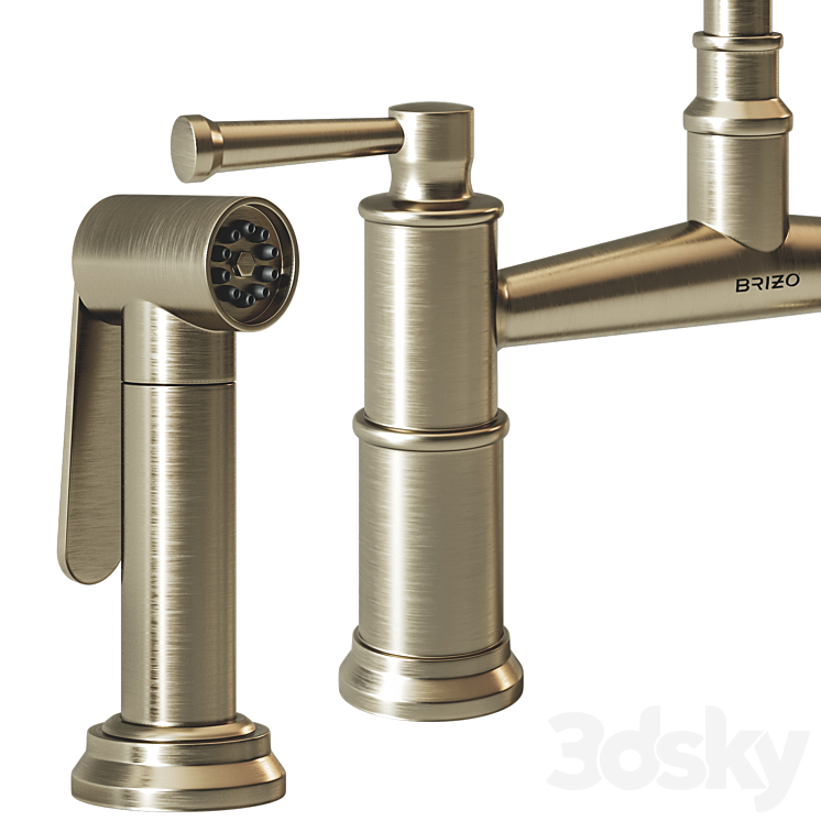 Brizo artesso faucet 3DS Max - thumbnail 2