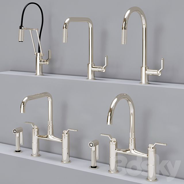 brizo_kitchen_faucet_set 3DS Max Model - thumbnail 4