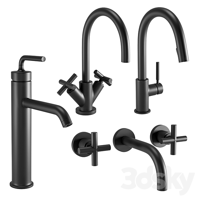 Faucet Set 3 3ds Max - thumbnail 1