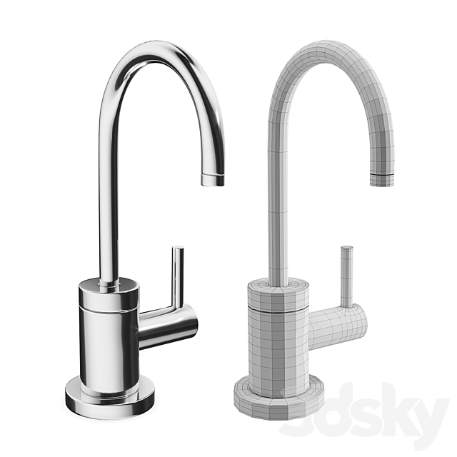 Faucet Set 5 3DS Max Model - thumbnail 2