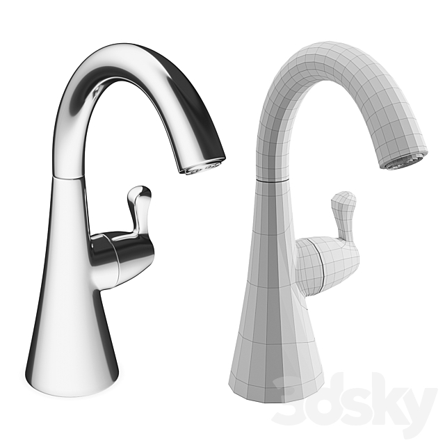 Faucet Set 5 3DS Max Model - thumbnail 5