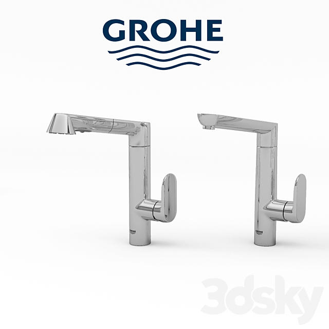 Faucets GROHE K7 3DS Max Model - thumbnail 3