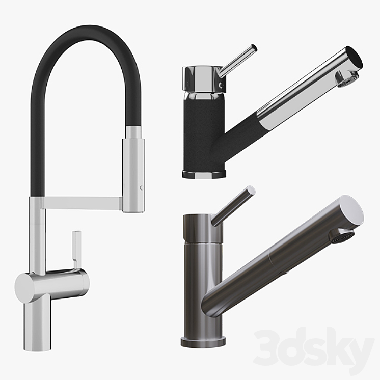 Franke Kitchen Taps 02 3DS Max - thumbnail 1