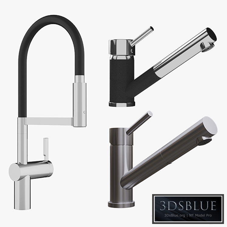 Franke Kitchen Taps 02 3DS Max - thumbnail 3