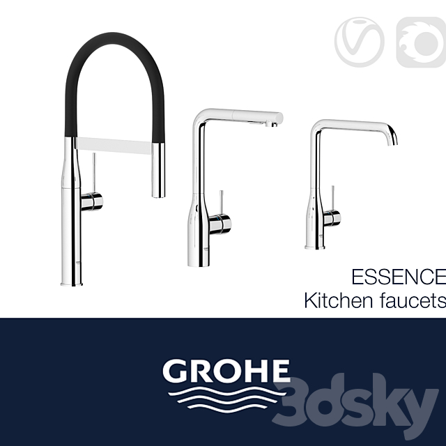 Grohe Essence 3DS Max Model - thumbnail 2