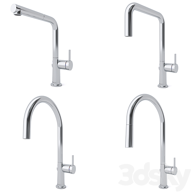 Hansgrohe Kitchen Faucet Collection | Talis M54 3DS Max Model - thumbnail 2