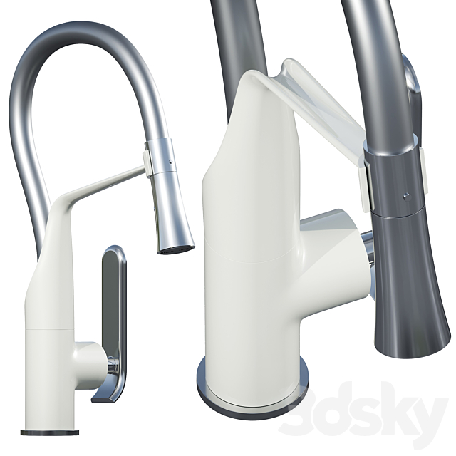 Kitchen faucet Devit Katarina 375X8148 3DS Max Model - thumbnail 2