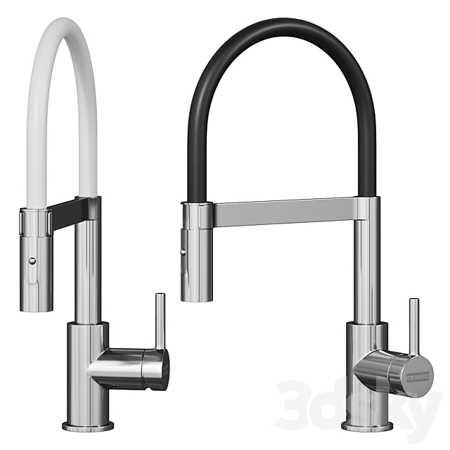 Kitchen faucet Lina Semi Pro Franke 3ds Max - thumbnail 1