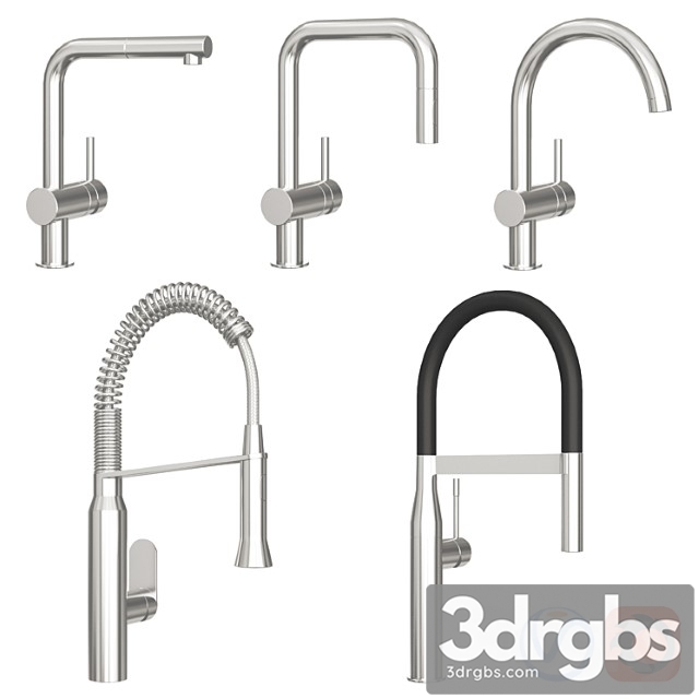 Kitchen Faucets Grohe 3dsmax Download - thumbnail 1