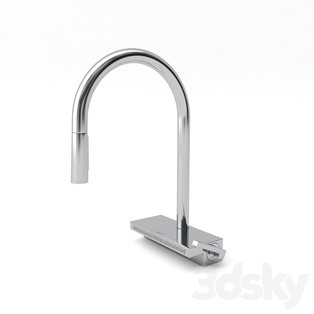 Kitchen Faucets HANSGROHE | Aquno select 3DS Max Model - thumbnail 2