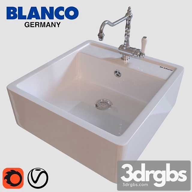 Kitchen Sink Bill Blanco Panor 60 3dsmax Download - thumbnail 1