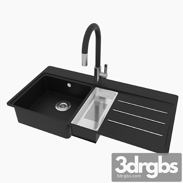 Kitchen Sink Franke MTF 651 100 3dsmax Download - thumbnail 1