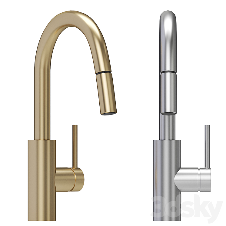 Kraus KPF 2620CH Oletto Single Handle Kitchen Faucet 3DS Max Model - thumbnail 1